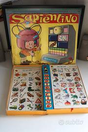 Boardgame quiz SAPIENTINO gioco tavoloANNI 60/70