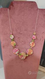 Collana decoupage giapponese 