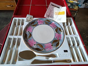 Servizio Gottinghen da dolce dedicato a P. Gauguin