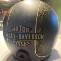 Casco jet Bell harley con visiera