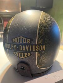 Casco jet Bell harley con visiera