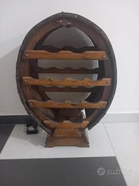 cantinetta porta bottiglie in legno