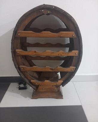 cantinetta porta bottiglie in legno