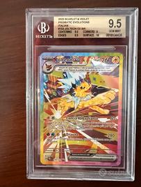 Pokemon JolteonEx(bgs) e GlaceonVAstro(psa)