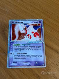 Mr mime ex pokemon card da 10 perfetta