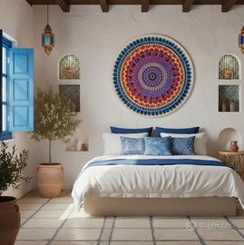 Quadro dipinto etnico mandala
