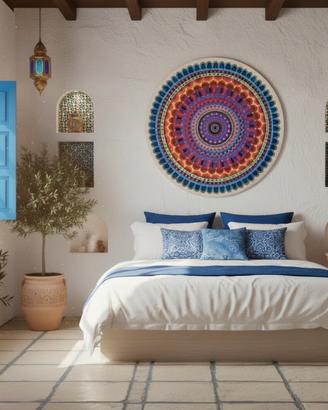 Quadro dipinto etnico mandala