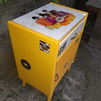 comodino vintage beatles yellow submarine