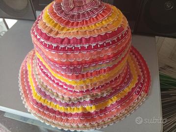 Cappello donna mare vintage colorato