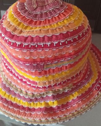 Cappello donna mare vintage colorato