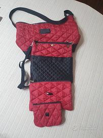 borsa trapuntata in tessuto