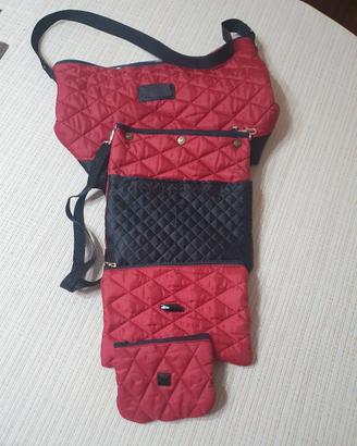 borsa trapuntata in tessuto