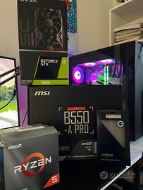 Gtx 1660, ryzen 5 3600x, msi b550 pro, 16gb ram