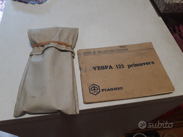 Kit attrezzi uso manutenzione Vespa 125 primavera