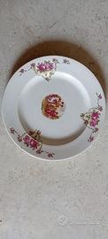 coppia di piatti vintage  anni 1900 in ceramica