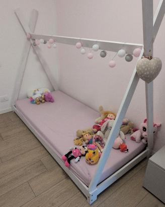 letto montessoriano 90x200 con materasso 