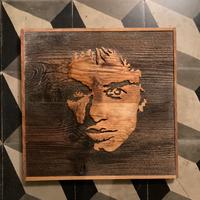 Quadro traforo su legno antico