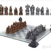 Scacchi draghi in resina