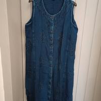 Vestito jeans leggero taglia unica SMANICATO