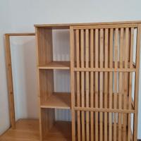 Armadio a vista Ikea in bamboo