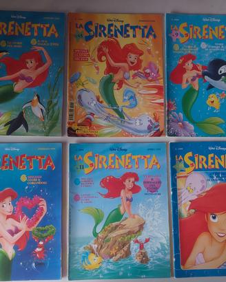 Lotto riviste Vintage La Sirenetta Disney anni 90