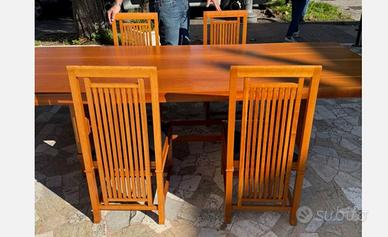 tavolo di frank loyd wright per cassina