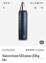 sacco boxe Decathlon 20 kg