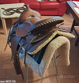 sella monta americana 16"