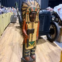 Statua indiano in legno SCONTO