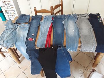 20 jeans donna come nuovi varie marche 