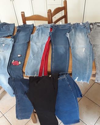 20 jeans donna come nuovi varie marche 