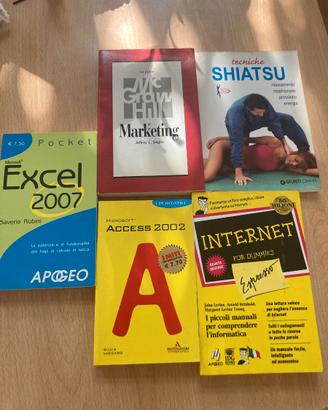 Lotto di 5 libri
