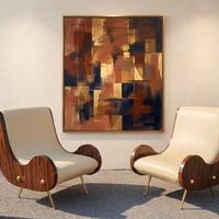 Coppia di poltrone di alta ebanisteria