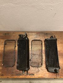 Radiatori con griglie cross enduro anni 80/90