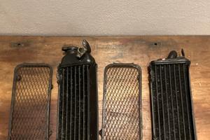 Radiatori con griglie cross enduro anni 80/90