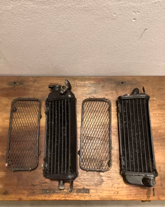 Radiatori con griglie cross enduro anni 80/90