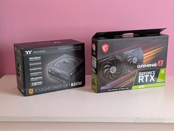 msi rtx 3050 - thermaltake thoughpower 80+gold850w