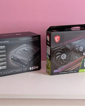 msi rtx 3050 - thermaltake thoughpower 80+gold850w