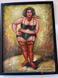 Salvo Lombardo olio su tela