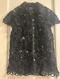 Blusa traforata fiori Mariella Burani