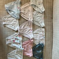 Lotto slip bambina Petit Bateau. Tg. 4 anni