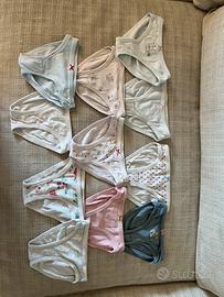 Lotto slip bambina Petit Bateau. Tg. 4 anni