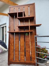2 librerie in legno massello