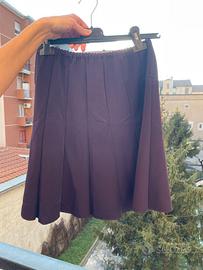 Gonna Viola Plissettata