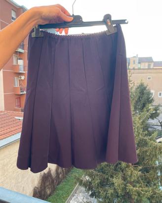 Gonna Viola Plissettata