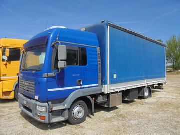 Man Tgl 8.180 cv, cassone+ centine