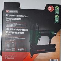 Parkside Set Pistola sparapunti ad aria compressa