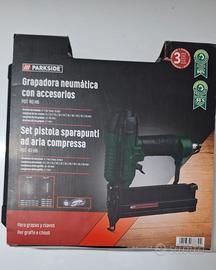 Parkside Set Pistola sparapunti ad aria compressa