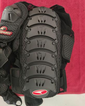 Pettorina AXO + ginocchiere motocross TMK2