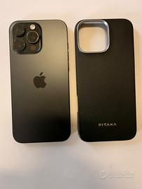 Iphone 16 Pro Max + Cover Carbonio